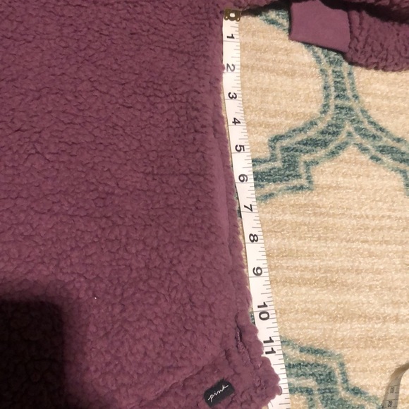 New Victoria’s Secret pink size, small Sherpa hoodie, pull over - Picture 9 of 10